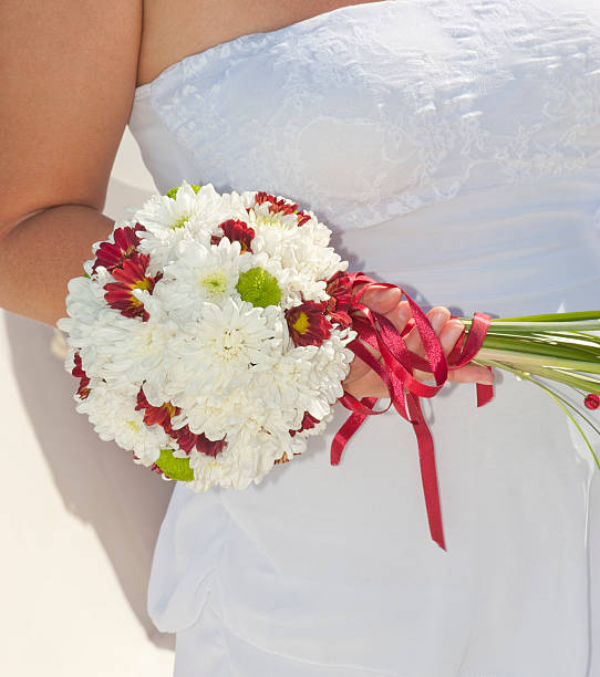 istock Bride holding a flower posy 186218354