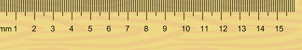 vector illustration of ruler