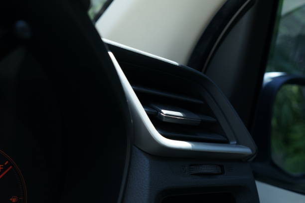 istock Car air conditioner or AC inside the interior dashboard. selective focus 1862223753
