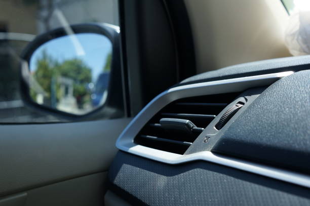 istock Car air conditioner or AC inside the interior dashboard. selective focus 1862223831