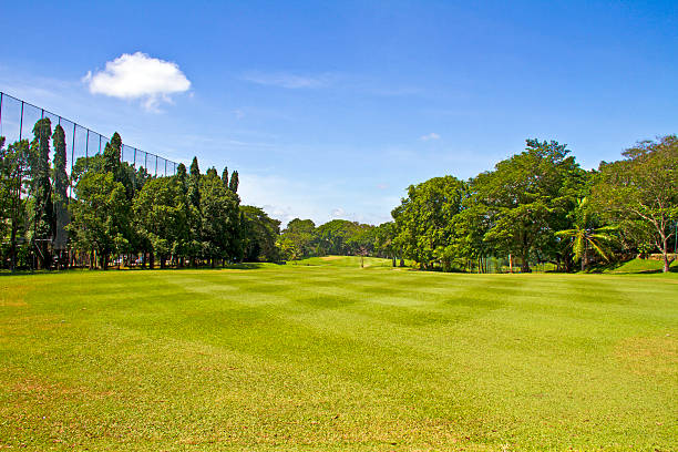 Fairway in a Golf Course - Colombo, Sri Lanka stock photo
