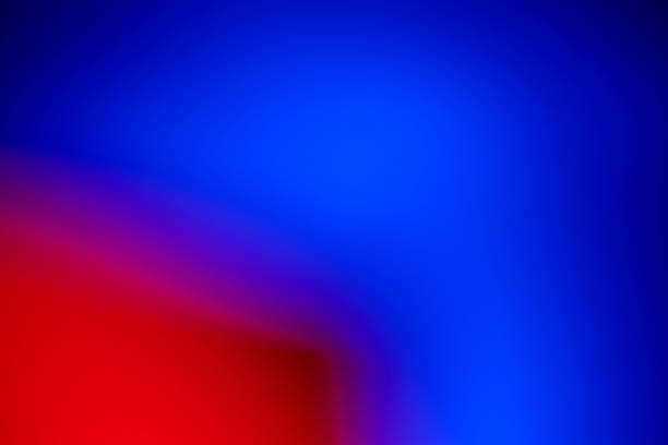 istock Abstract defocused lens red light leak on blue background 1862262837