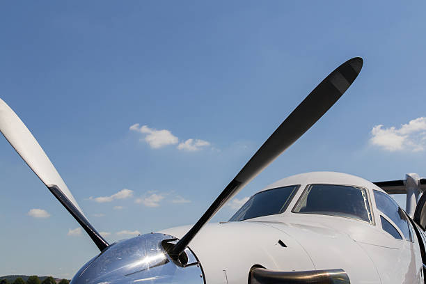 istock Nose and Cockpit of a Private Aircraft 186226713