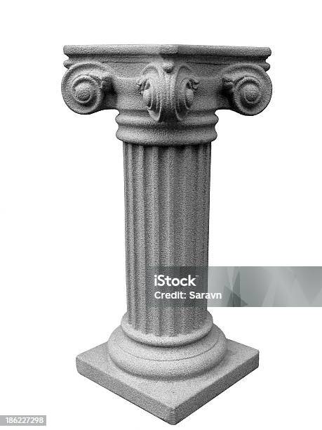 격리됨에 로마 기둥 외다리 0명에 대한 스톡 사진 및 기타 이미지 - 0명, 3차원 형태, 강단