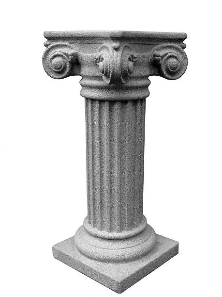 istock Isolated Roman Pillar Pedestal 186227298