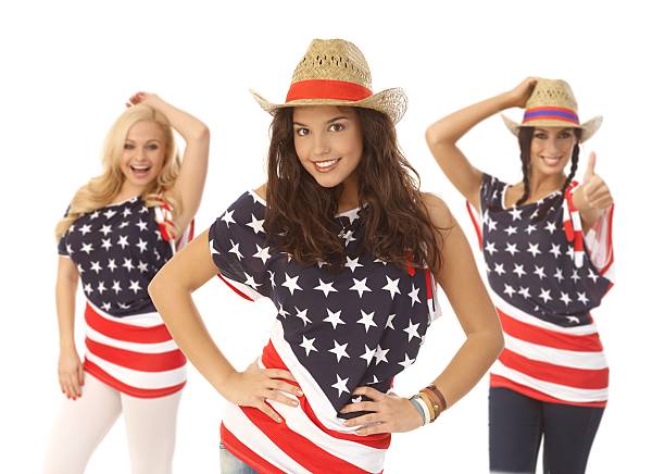 istock Beautiful American girls 186228678