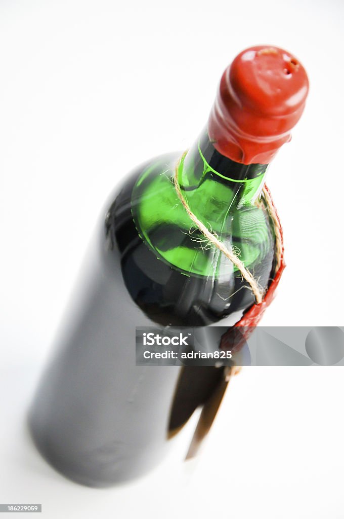 Zwischen Flasche Rotwein - Lizenzfrei Alkoholisches Getränk Stock-Foto