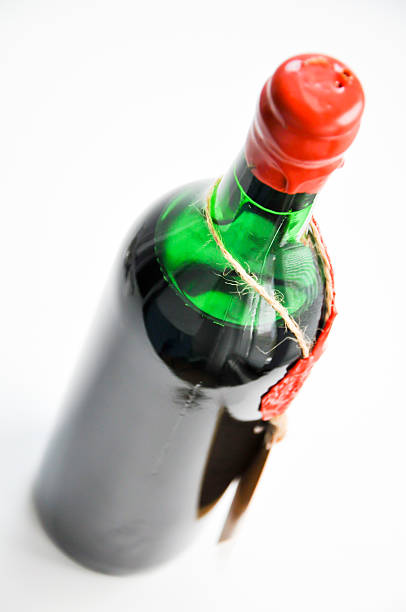 istock aged bottle of red wine 186229059