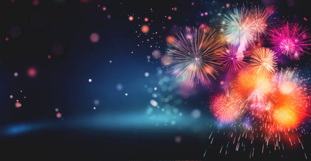 istock Happy New Year Card with copy space. 1862291027