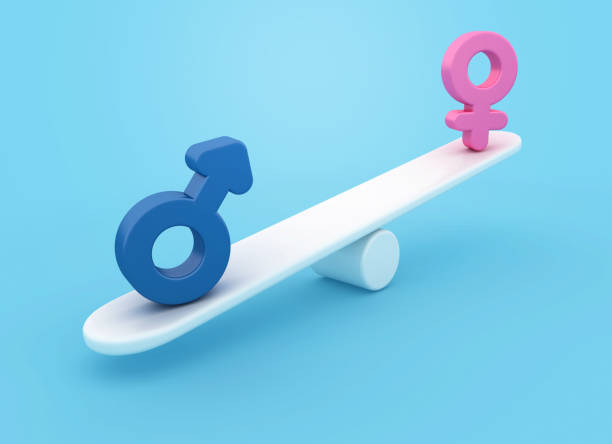 istock Seesaw with Gender Symbols 1862295924