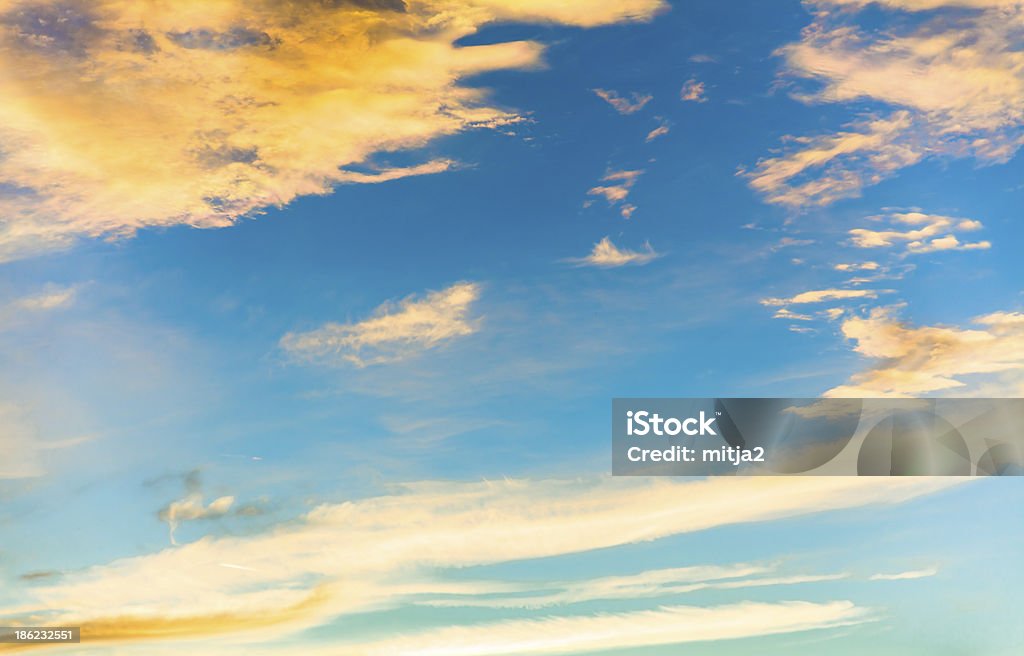 Sunset cloudscape Beauty In Nature Stock Photo