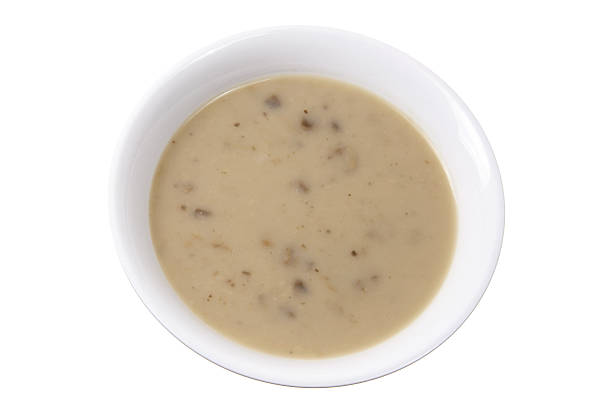 istock Bowl of Mushroom Soup 186233343