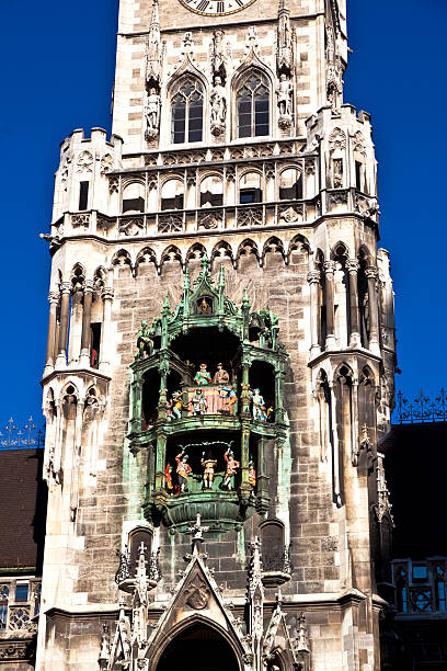 istock Glockenspiel on the Munich city hall 186233945