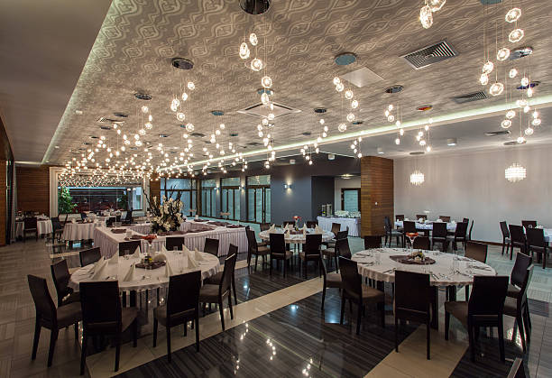 istock Woodland hotel - Restaurant 186235155