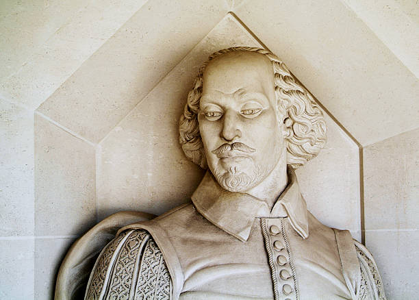 monumento de shakespeare - william shakespeare - fotografias e filmes do acervo