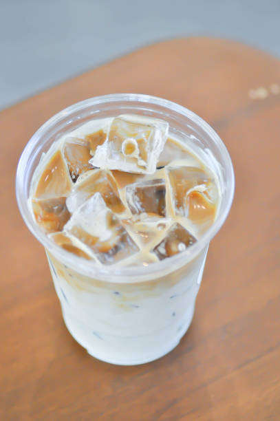 iced coffee , iced latte coffee or iced cappuccino coffee or iced mocha