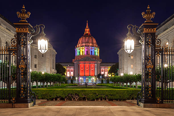 San Francisco City Hall in bunten Farben – Foto