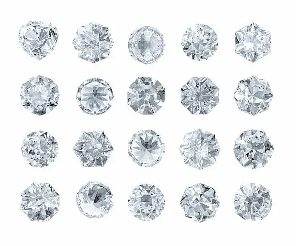 Photo of set of diamonds