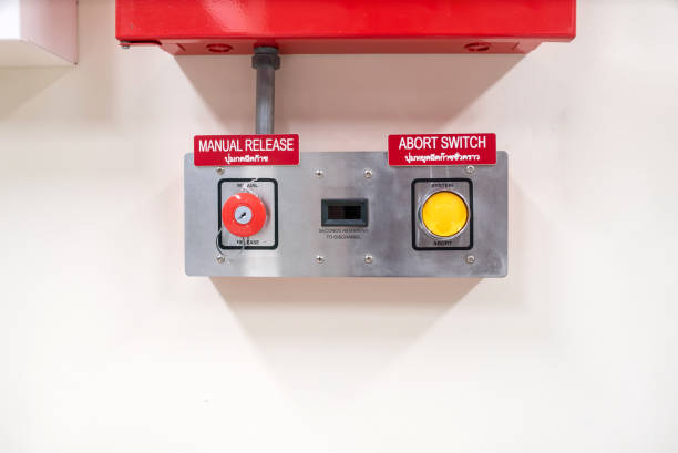 istock Firm alarm in public place 1862417791