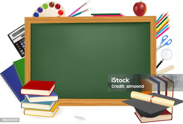 Back To School Stock Illustration - Download Image Now - Back to School, Backgrounds, Color Image