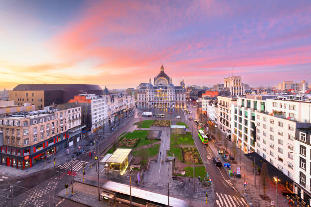 istock Antwerp, Belgium Cityscape at the Centraal Station 1862425528