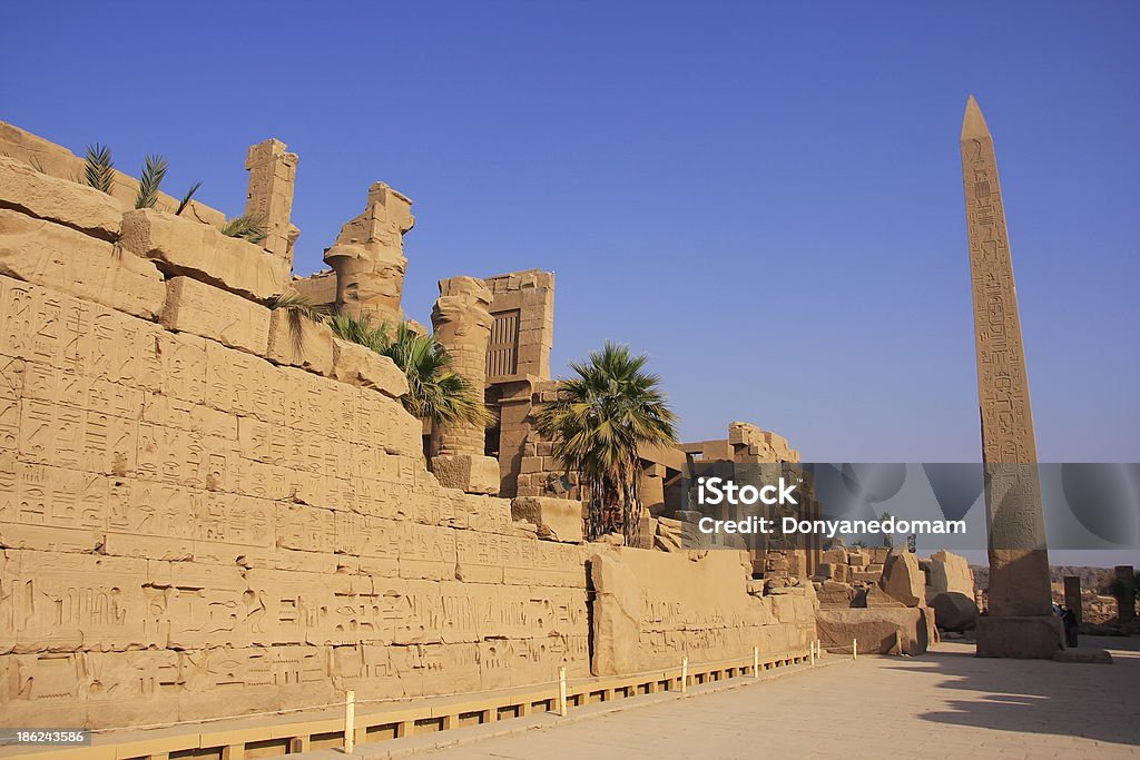 Karnak 관자놀이 예술장, Luxor - 로열티 프리 건물 외관 스톡 사진