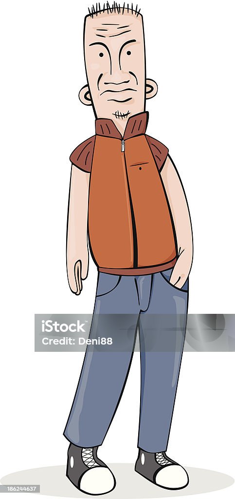 Tall Boy Stock Illustration - Download Image Now - Adolescence, Careless,  Cartoon - iStock