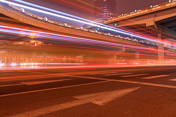 istock night scene of the prosperous city 186244706