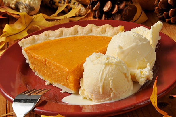 istock Sweet potato pie al a mode 186247470