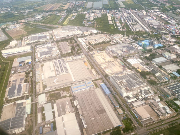 istock Thailand aerial view from the airplane 1862482785