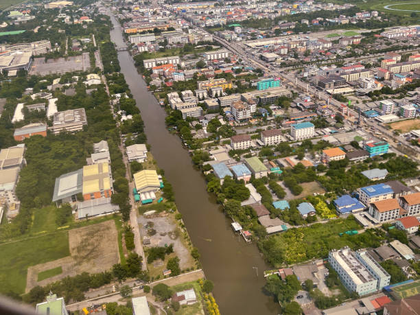 istock Thailand aerial view from the airplane 1862483322