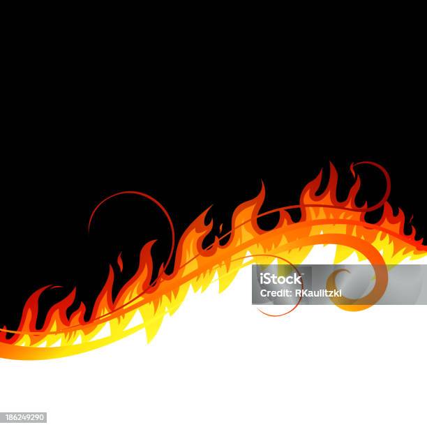 Back Fire Vector Vector Fire Background Stock Illustration - Download Image Now ...