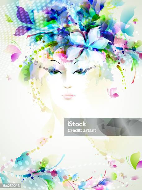 Beautiful Fashion Women Stock Illustration - Download Image Now - Abstract, Adult, Adults Only