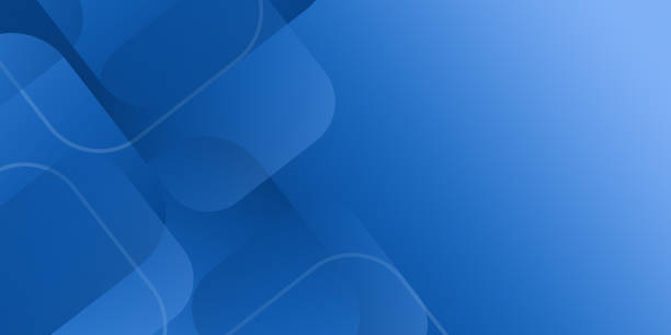 Abstract Blue Square Modern Digital Marketing Background