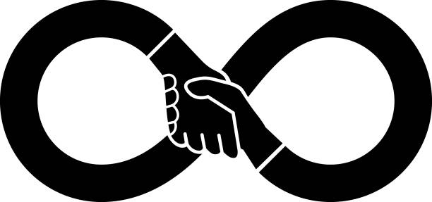 Infinity Sign Diy Handshake 180+ Infinite Handshake Stock Illustrations, Royalty-Free Vector ...