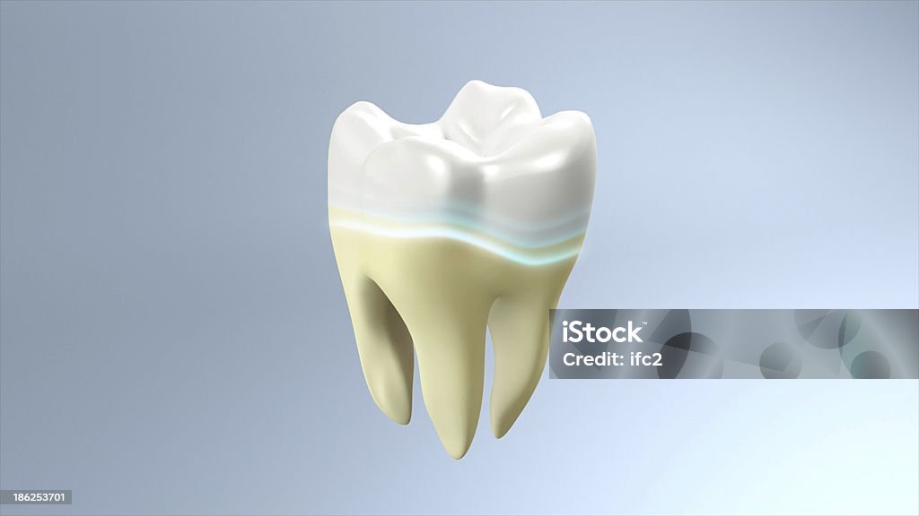Giallo per dente bianco - Foto stock royalty-free di Smalto