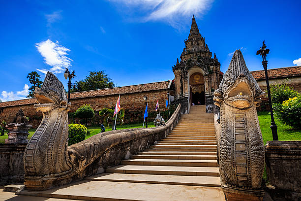 Arch way of Phra That Lampang Luang Thailand