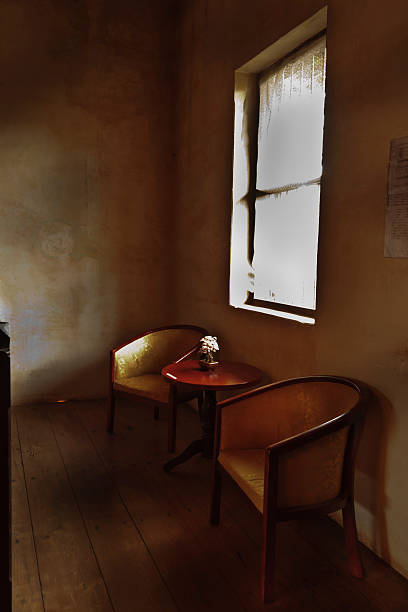 istock Old wood chairs in room 186255091