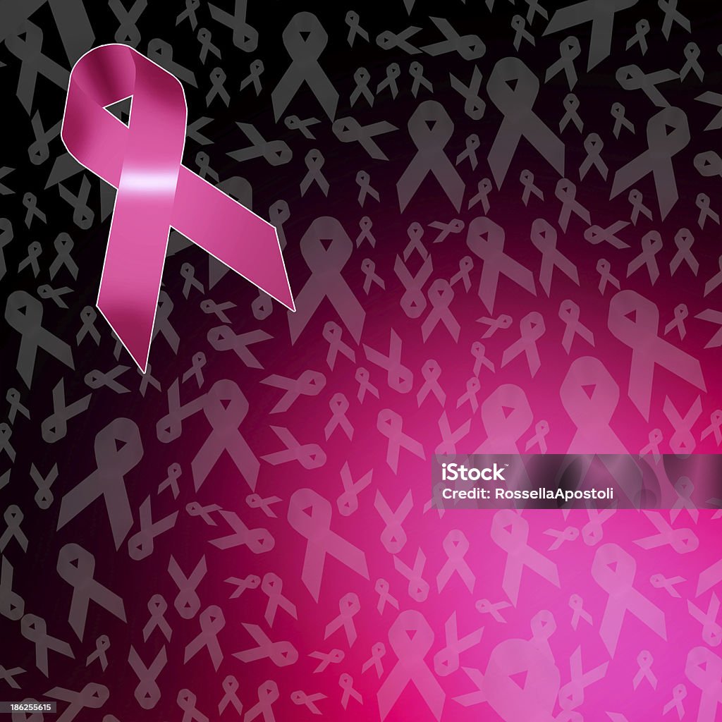Лента рак молочной железы - Стоковые иллюстрации Афиша роялти-фри