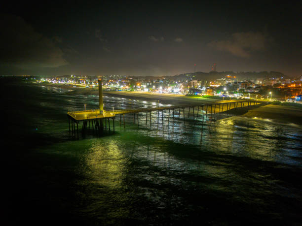 istock Costazul Pier at night 1862597622