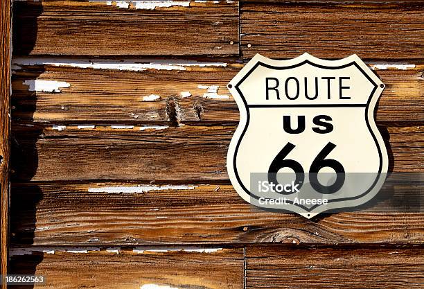 Route 66 로드쇼의 팻말 올드 압살했다 우리 66에 대한 스톡 사진 및 기타 이미지 - 66, 표지판, 0명