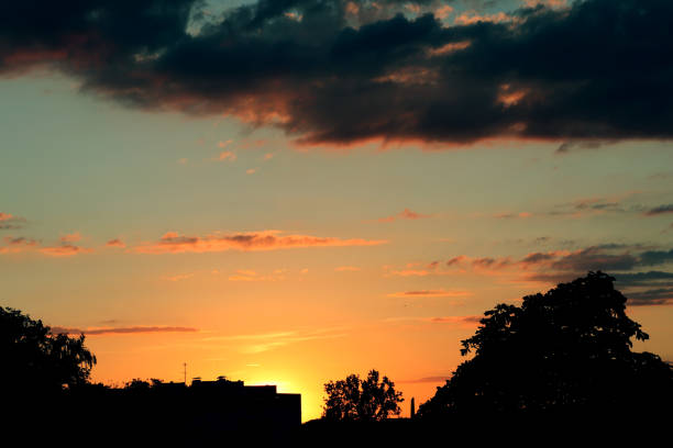 istock Sky landscape. Colorful sunset. 1862632235