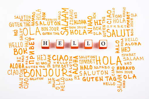 Hello word  in different languages