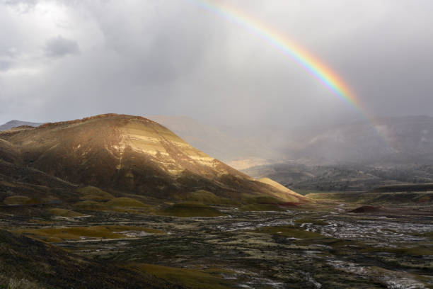 istock Rainbow over the Painted Hills, Oregon 1862645981