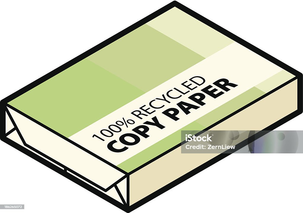 Recycled Paper Stock Illustration - Download Image Now - Computer Printer,  Environment, Exercising - iStock