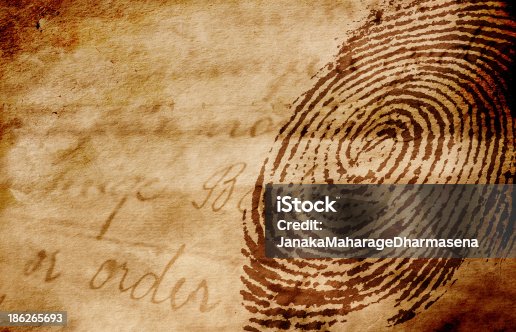 istock Abstract Background with finger print 186265693