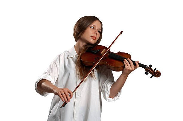 istock Girl and violin 186265905