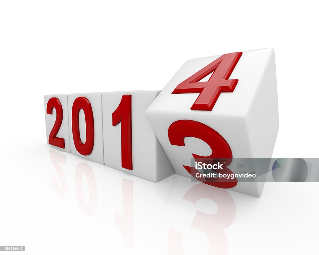 2014  New Year - Foto de stock de 2013 libre de derechos