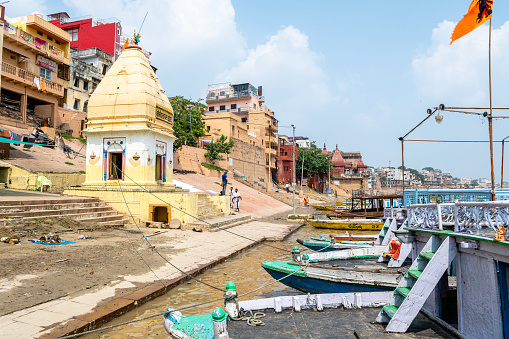 View of stupa in Kathmandu in Nepal