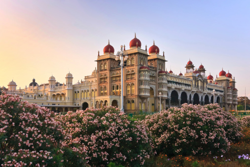 The famous Mysore Palace , Mysore , India